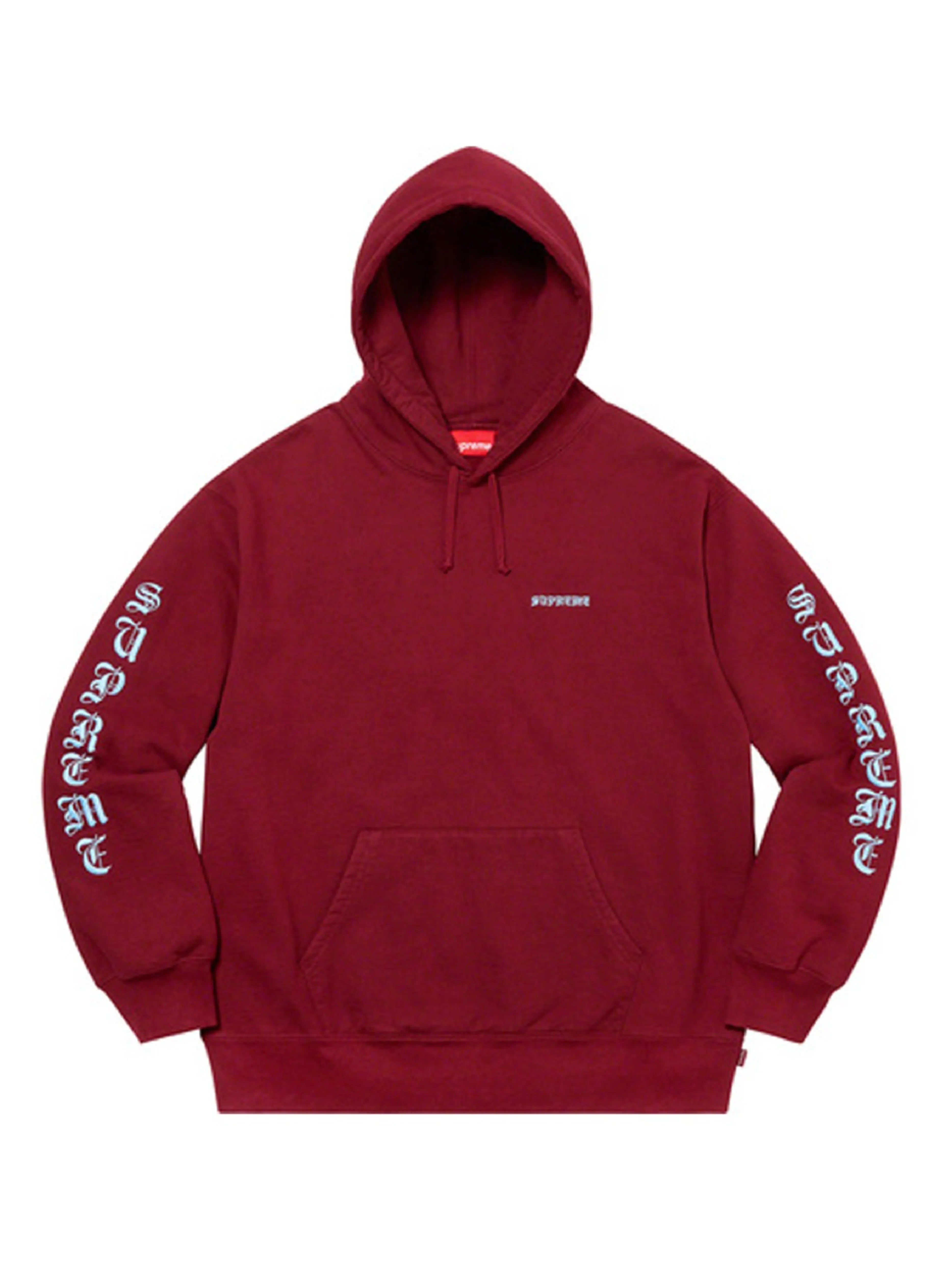 supreme peace hooded sweatshirt