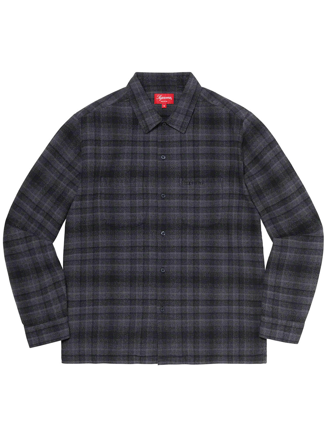 Supreme Plaid Flannel Shirt Black [SS21] Prior