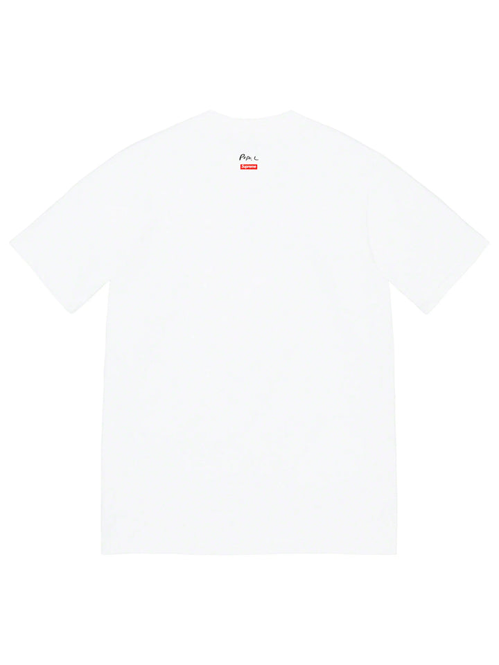 Supreme Pope.L Training Crawl Tee White Prior