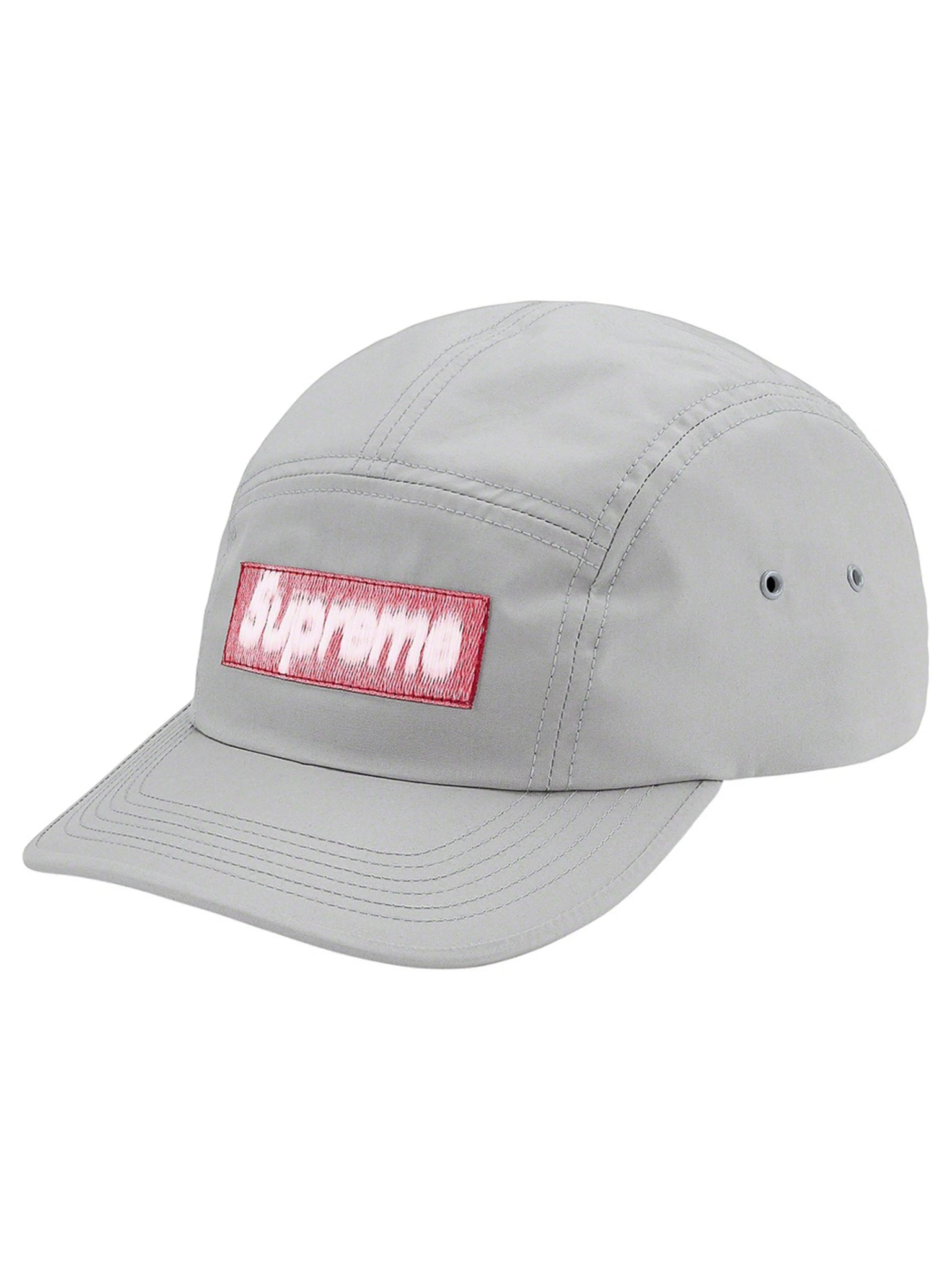 Supreme Reversed Label Camp Cap Grey [SS21] Prior