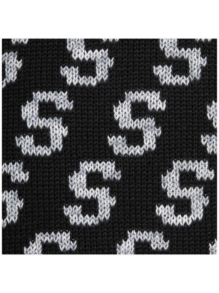 Supreme S Repeat Sweater Black [SS21] Prior