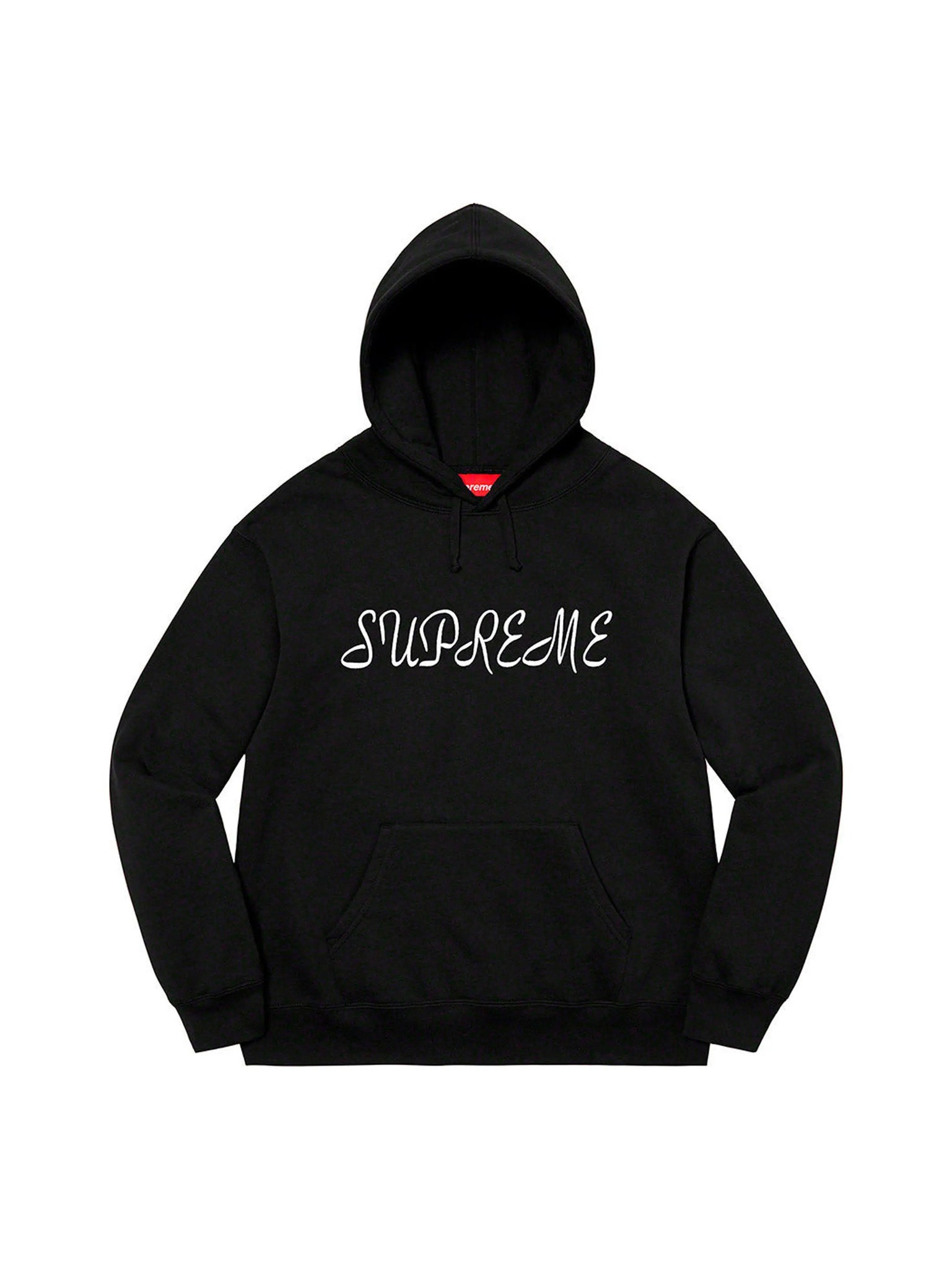 Supreme Script Hooded Sweatshirt Black in Auckland, New Zealand - Shop name