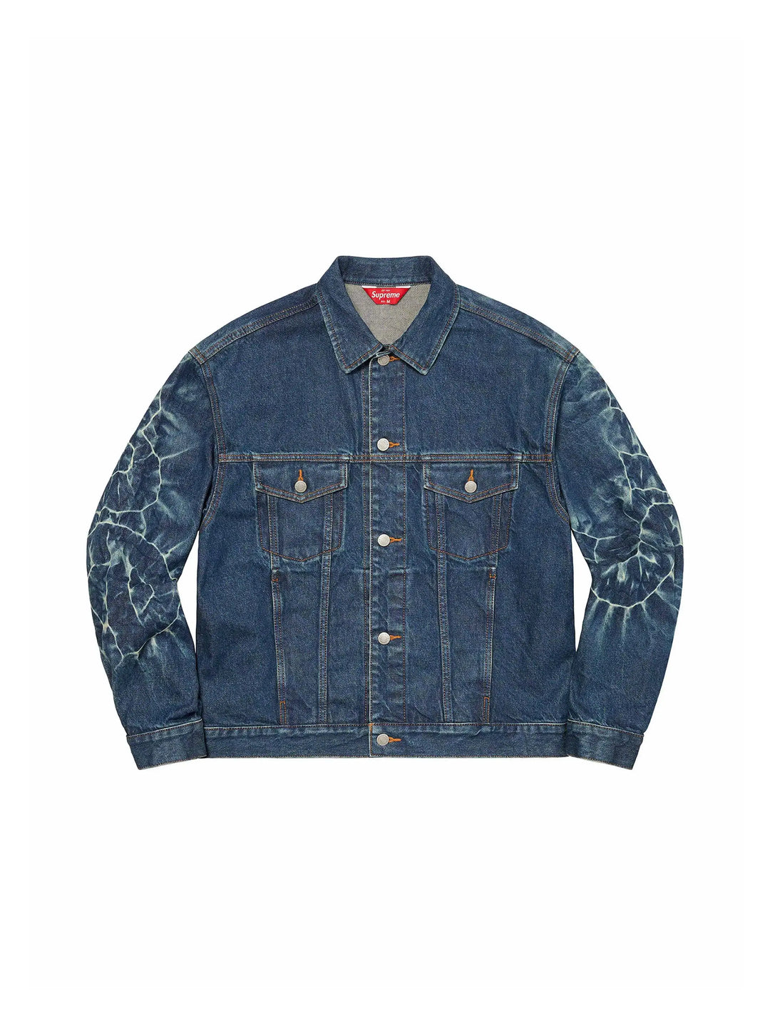 Supreme Shibori Denim Trucker Jacket Rigid Indigo in Auckland, New Zealand - Shop name