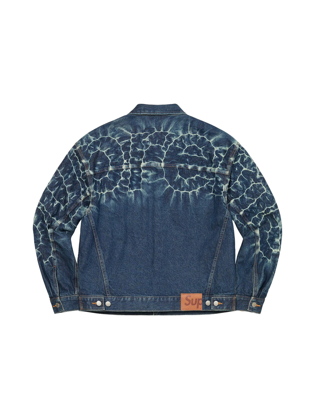 Supreme Shibori Denim Trucker Jacket Rigid Indigo in Auckland, New Zealand - Shop name