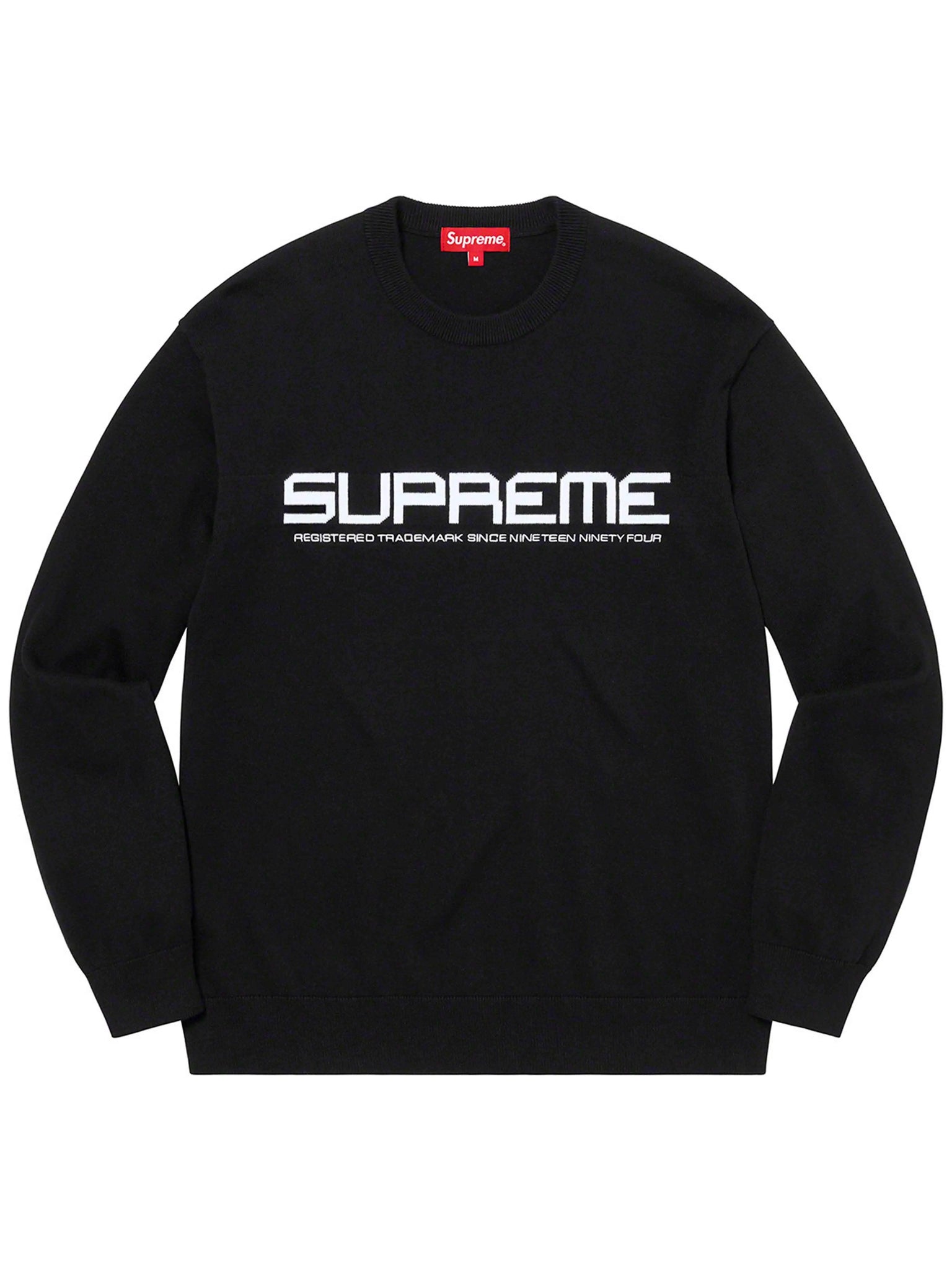 Supreme Split Logo Pullover Black [SS21] Prior
