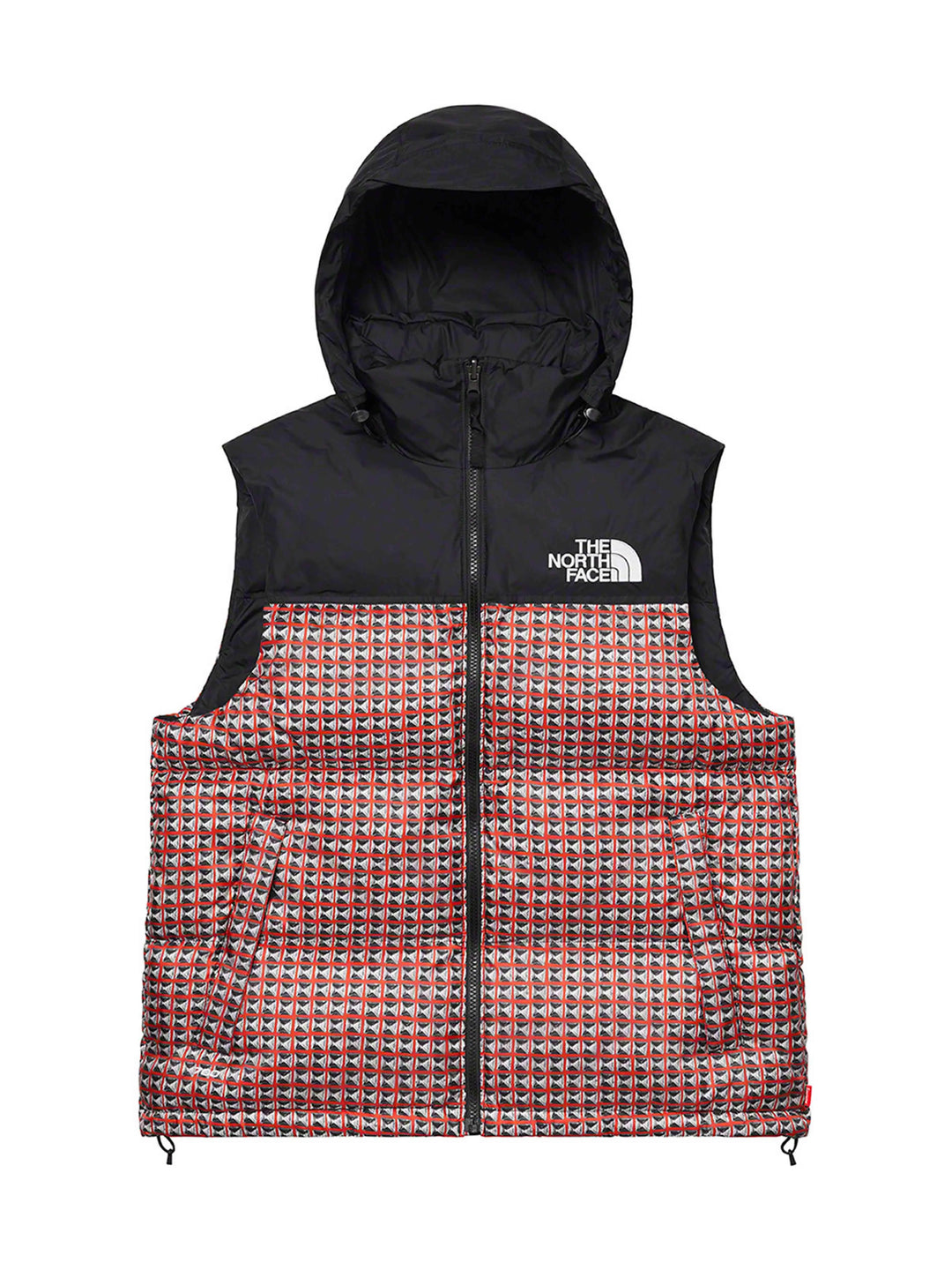 Supreme The North Face Studded Nuptse Vest Red [SS21] Prior
