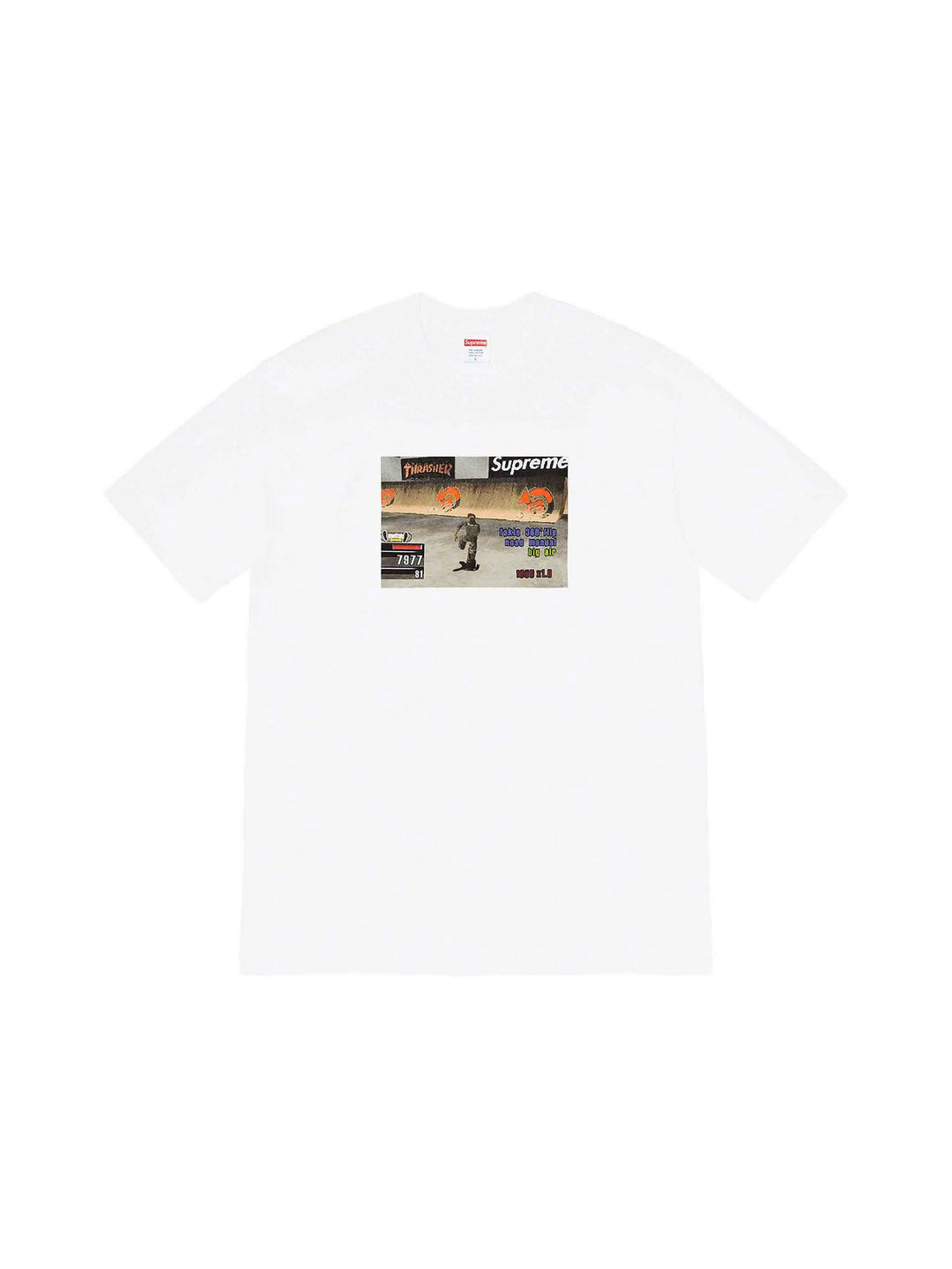 Supreme Thrasher Game Tee White Prior