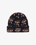 Supreme Rose Jacquard Beanie Black (Pre-owned)