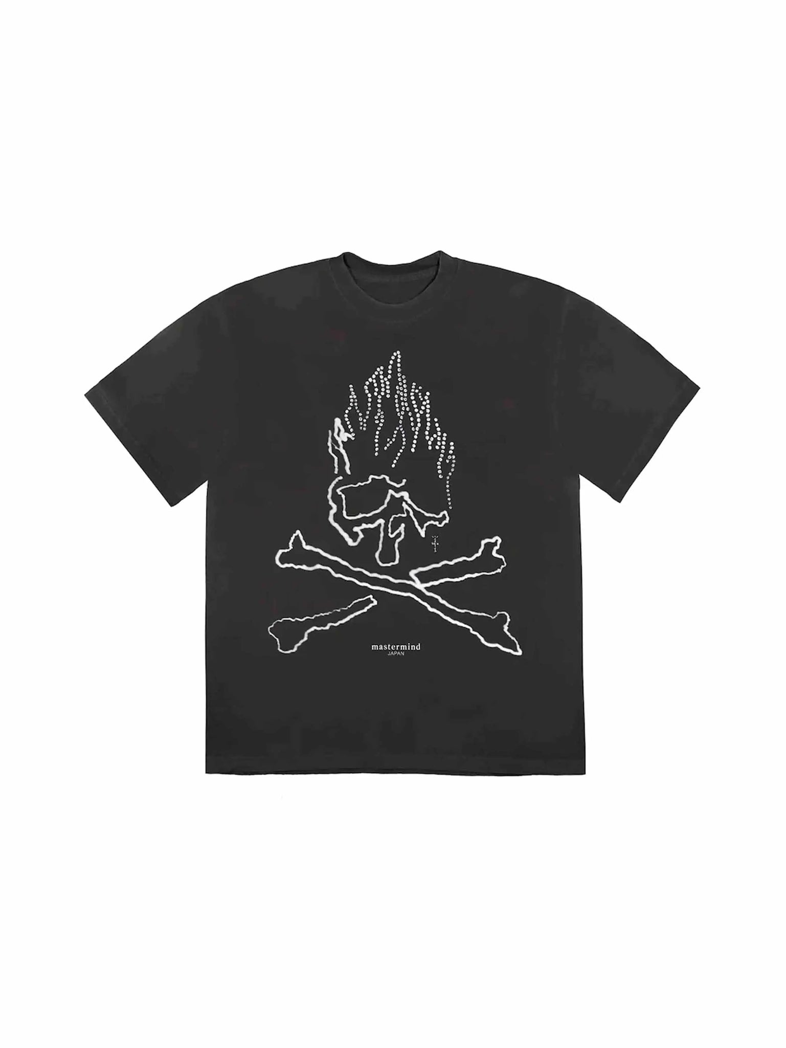 Travis Scott Cactus Jack For Mastermind Skull T-shirt Black Prior