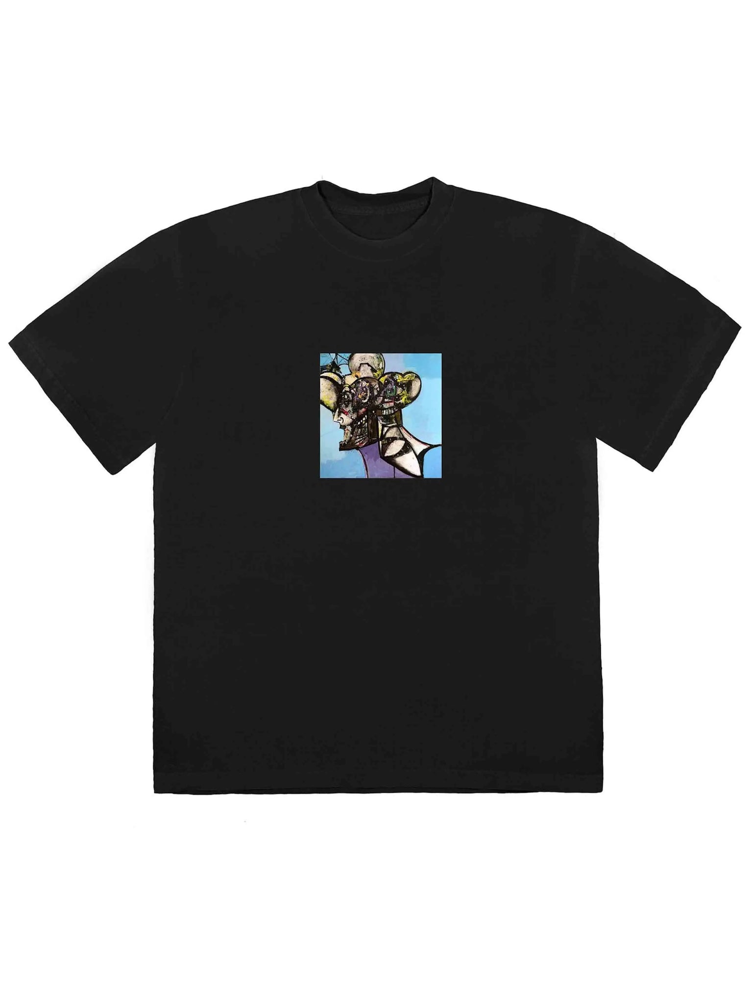 Travis Scott Portrait of Travis Title T-shirt Black Prior
