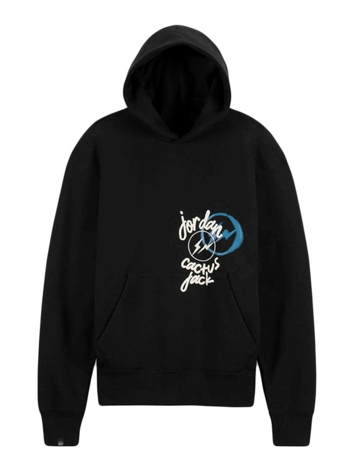Travis Scott X Jordan X Fragment Hoodie Black [SS21] Prior