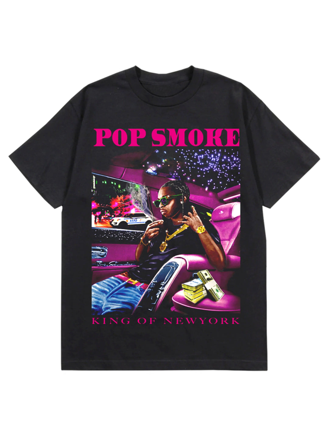 Vlone x Pop Smoke King of New York Tee Black Prior
