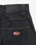 Willy Chavarria Blue Tapered Bad Girl Jeans