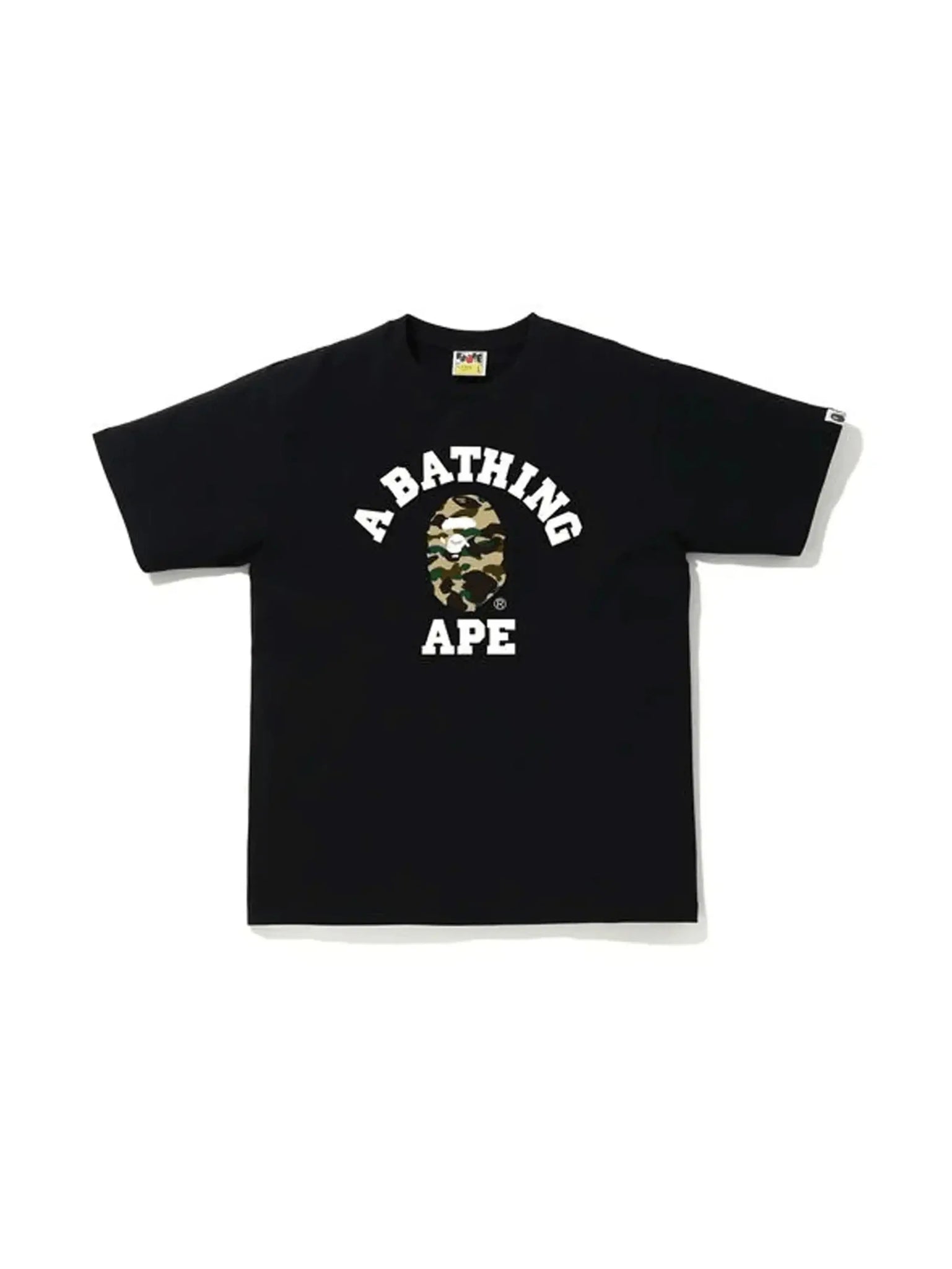 BAPE 1st Camo College T-Shirt Black/Yellow in Auckland, New Zealand - Shop name