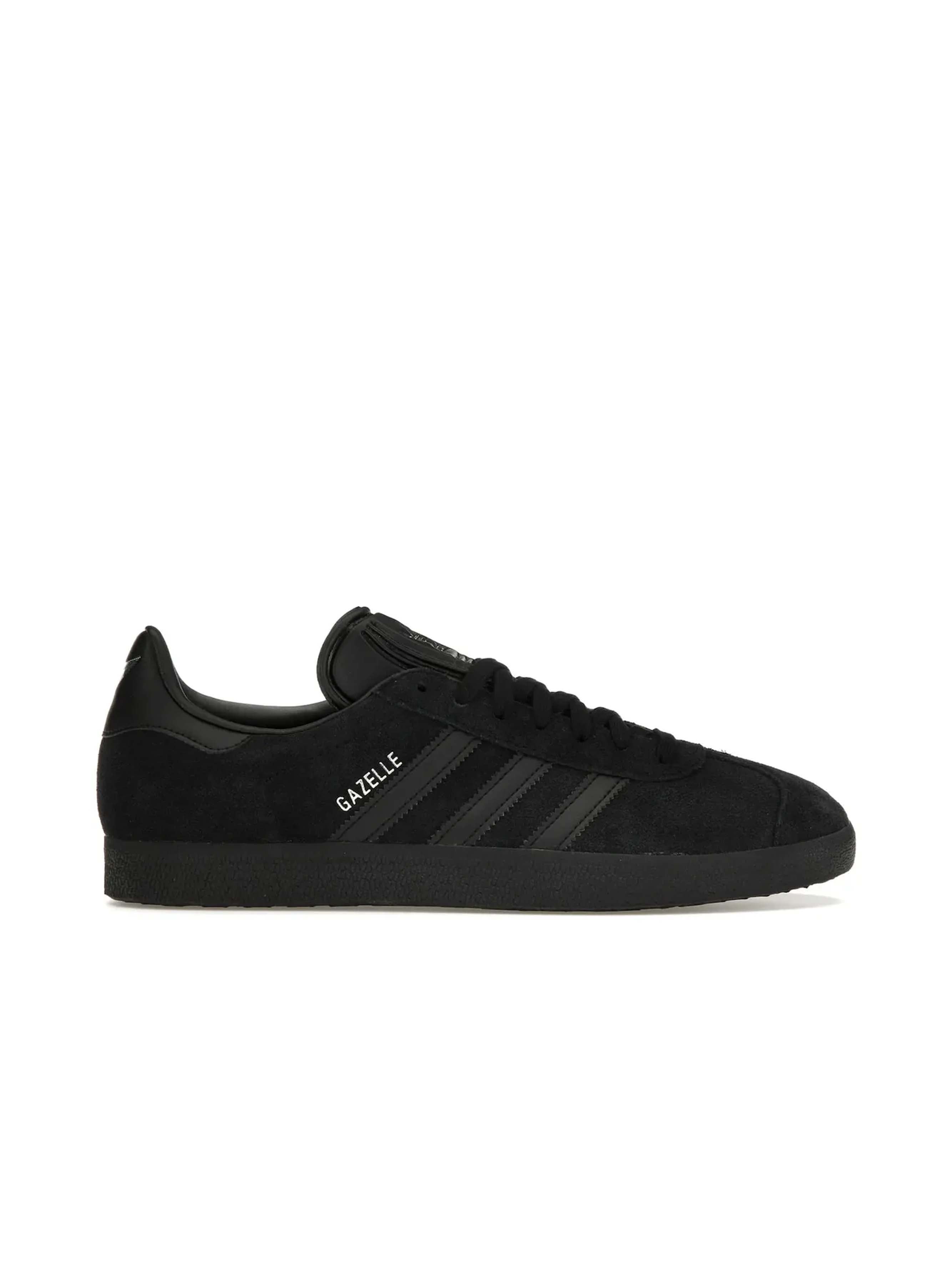 adidas Gazelle All Black Silver Metallic