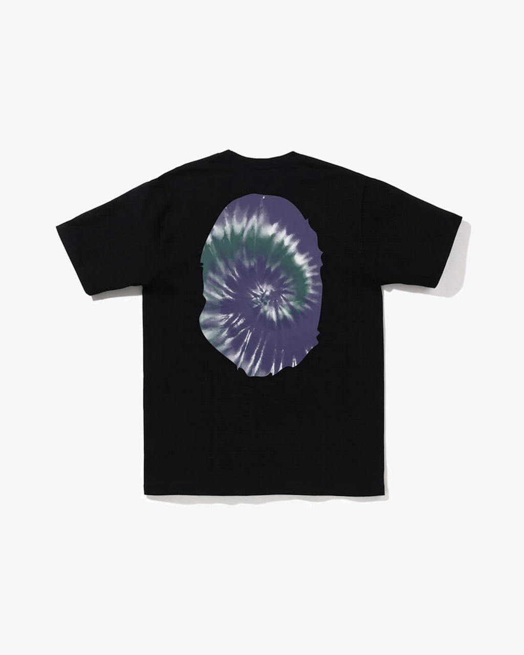 BAPE Big Ape Tie Dye Tee Black Purple