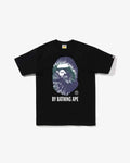 BAPE Big Ape Tie Dye Tee Black Purple