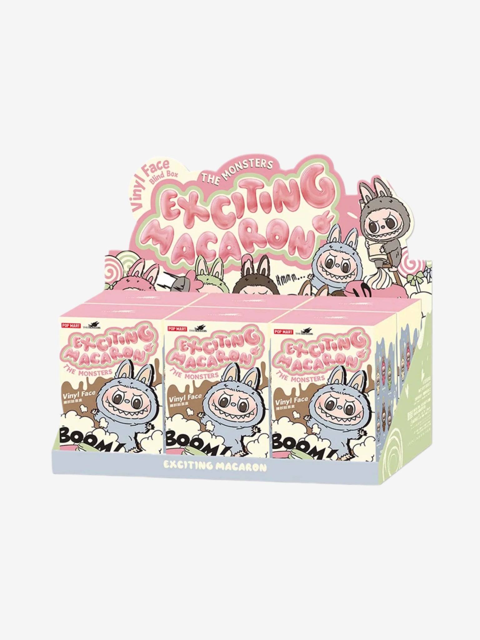 Pop Mart Labubu The Monsters Tasty Macarons Vinyl Face Sealed Case (Bundle)
