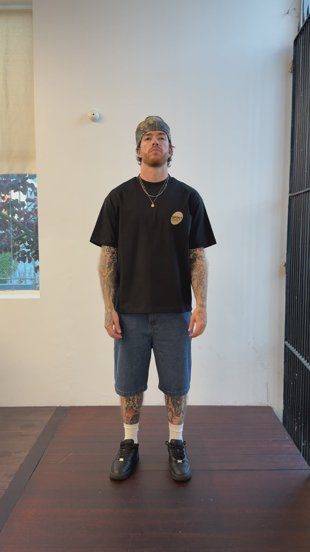 Prior Sport Logo T-Shirt Onyx