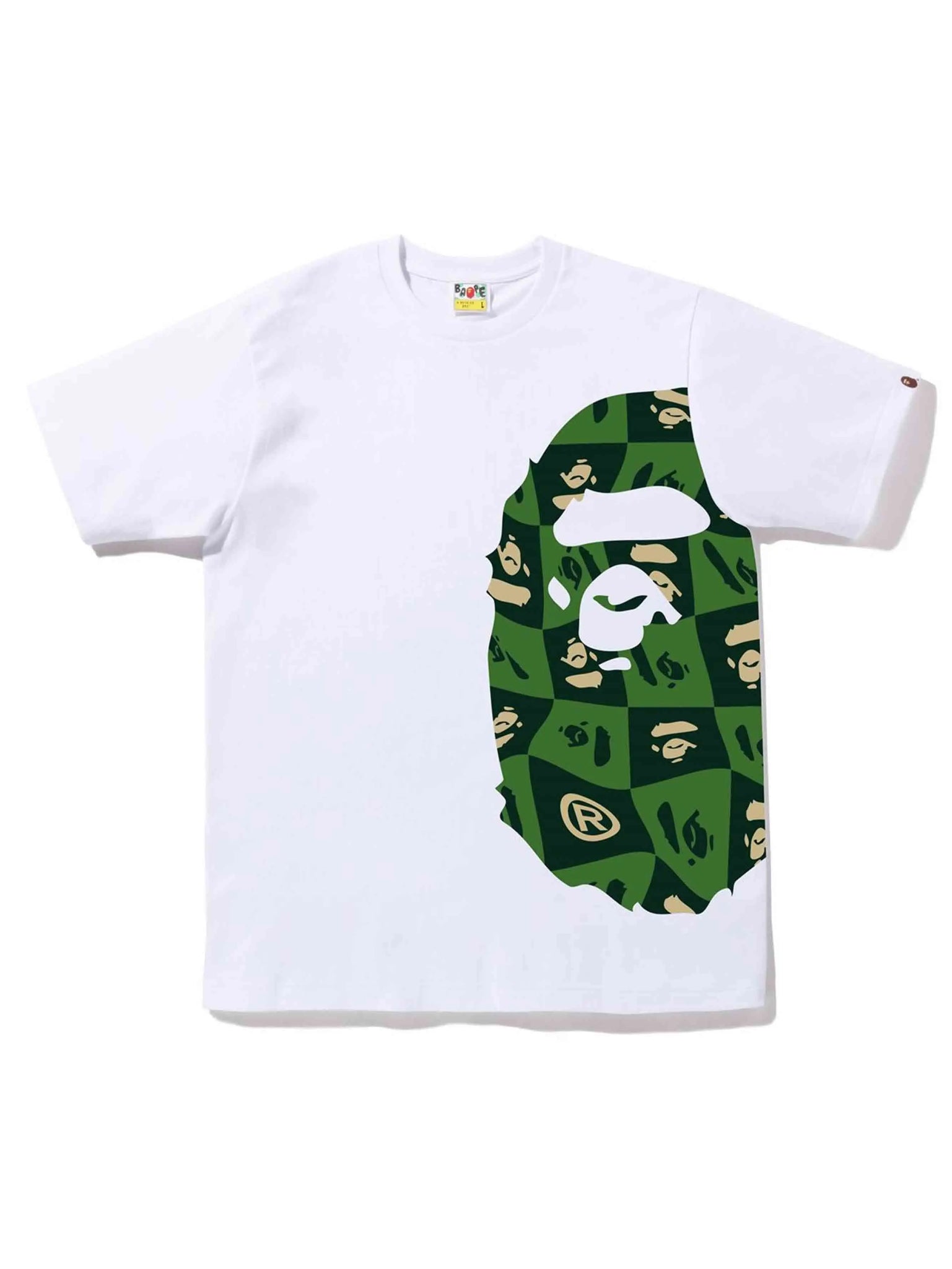 A Bathing Ape BAPE Distortion Side Big Ape Head Tee Prior