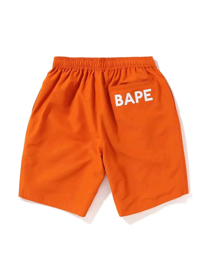A Bathing Ape Beach Shorts Orange Prior