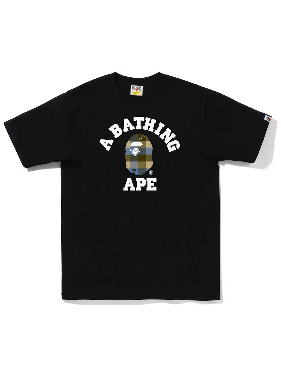 A Bathing Ape Block Check College Tee Prior