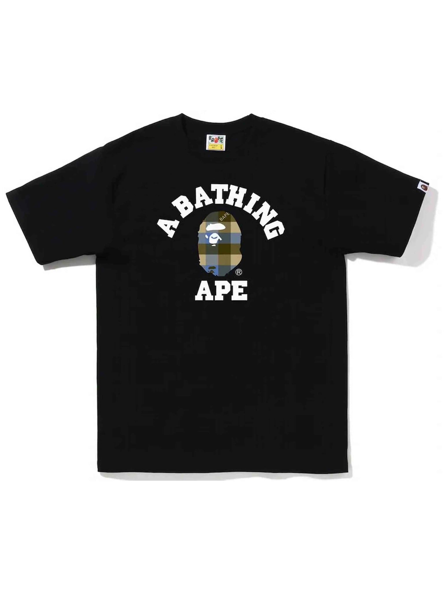 A Bathing Ape Block Check College Tee Prior
