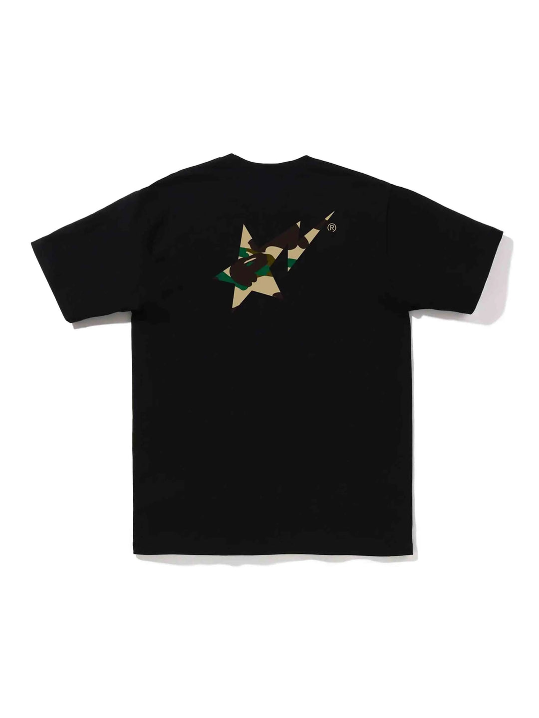 A Bathing Ape Camo BAPE STA Logo Tee Black/Yellow Prior