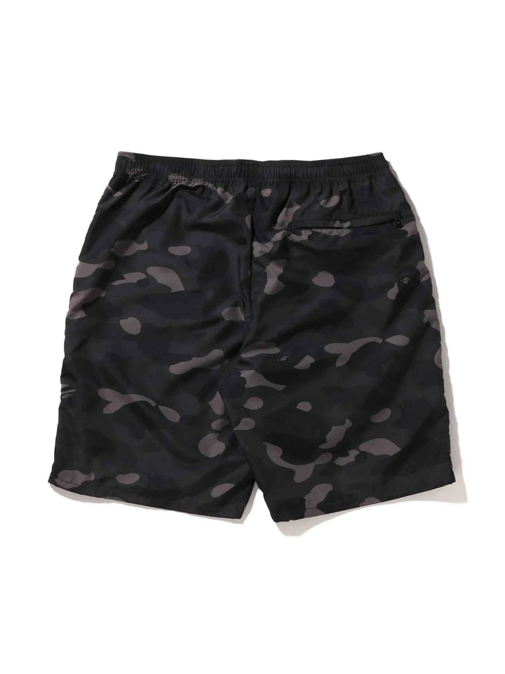 A Bathing Ape Color Camo Shark Beach Shorts Black Prior