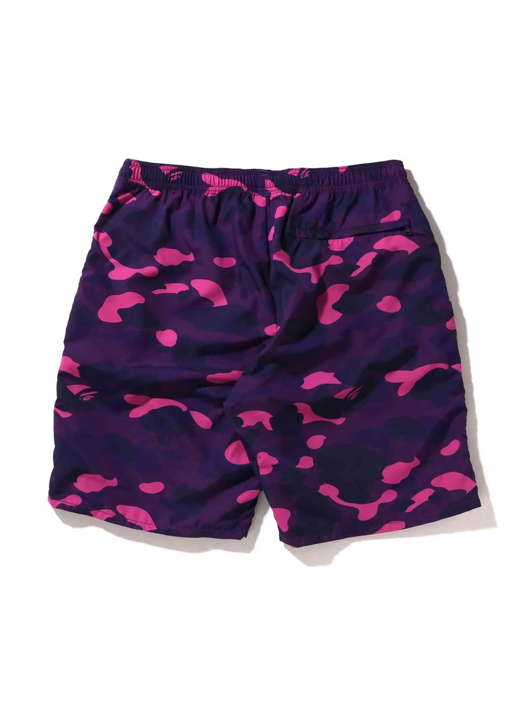 A Bathing Ape Color Camo Shark Beach Shorts Purple Prior