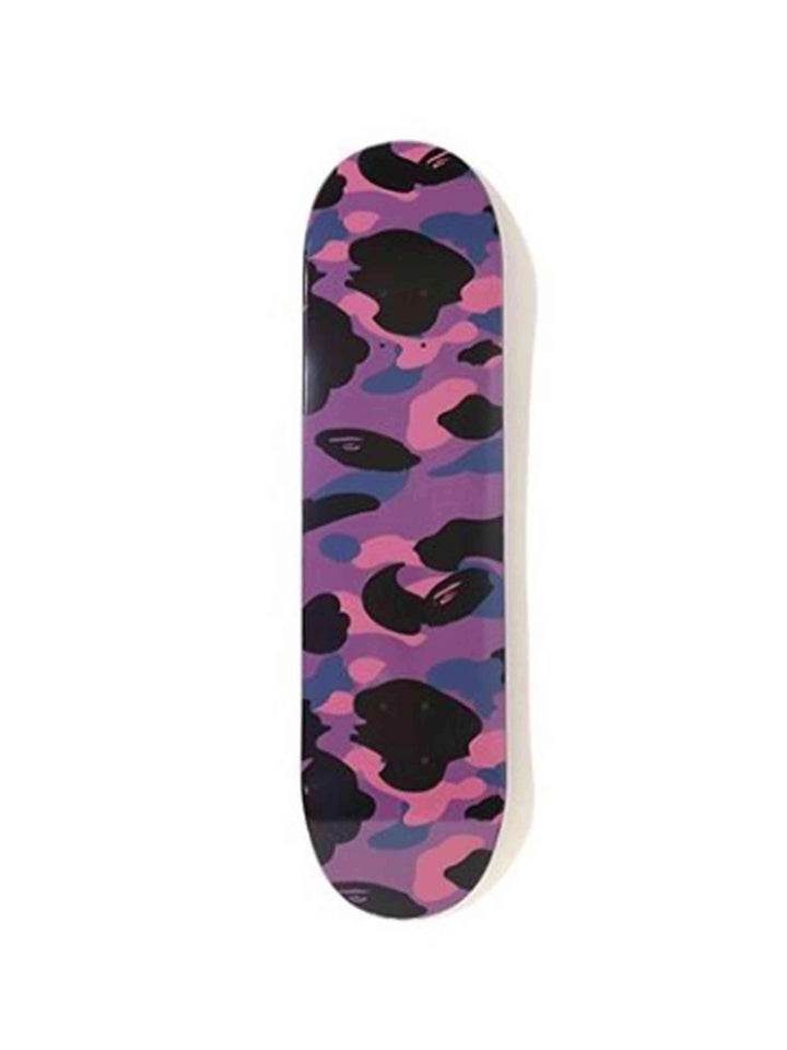 A Bathing Ape Colour Camo Skateboard Purple A Bathing Ape