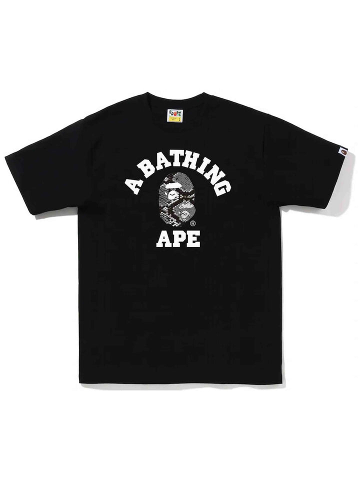 A Bathing Ape Snake College Tee Prior