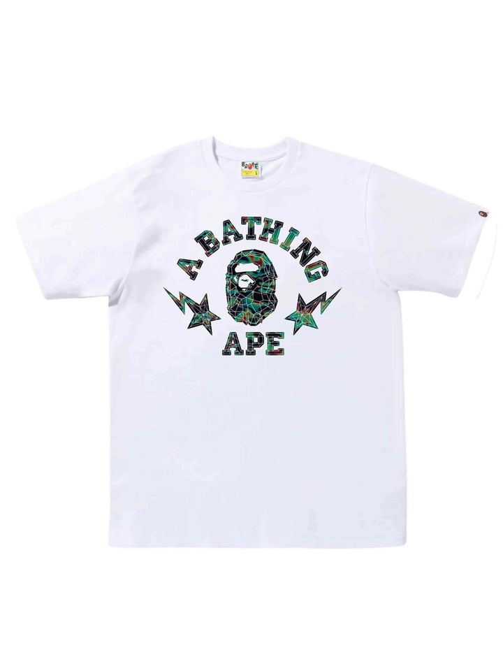 A Bathing Ape Thermography Polygon College Tee Prior