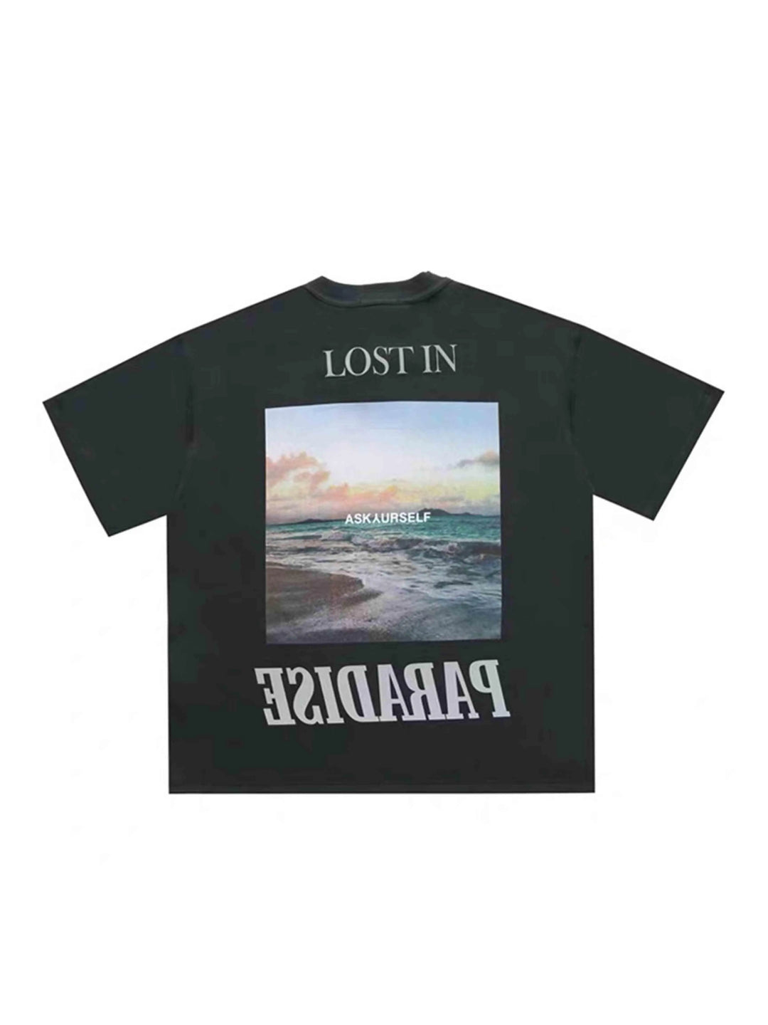 ASKYURSELF Lost In Paradise Reflective Logo Tee Prior