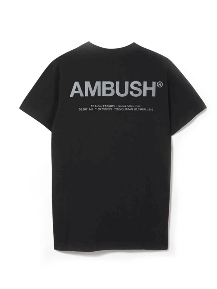 Ambush Reflective Logo Tee Black Prior