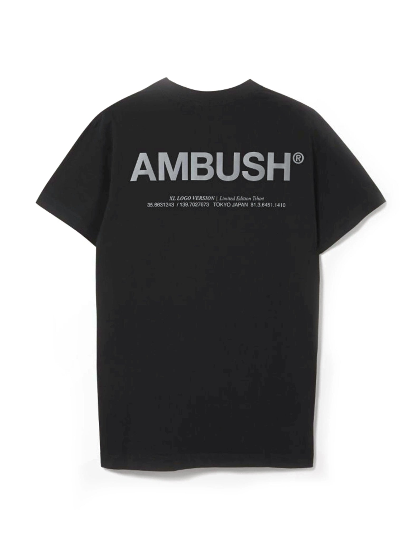 Ambush Reflective Logo Tee Black Prior