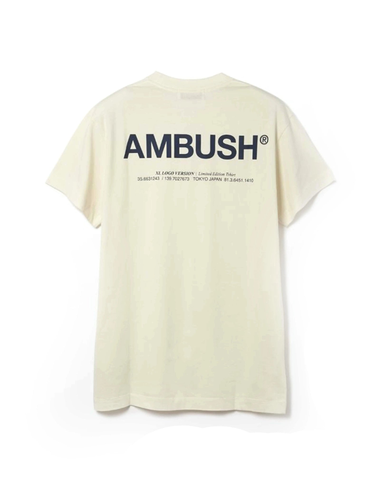 Ambush Reflective Logo Tee Cream Prior