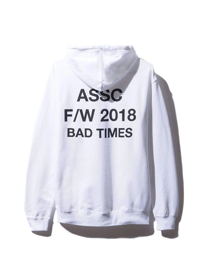 Anti Social Social Club Bad Times Hoodie White Anti Social Social Club