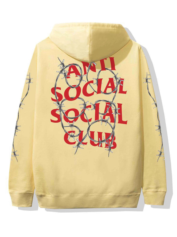 Anti Social Social Club Barbara Hoodie Yellow Anti Social Social Club