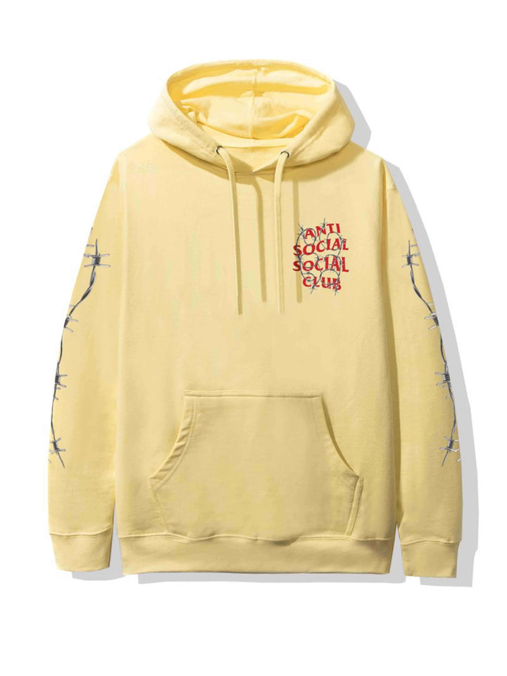 Anti Social Social Club Barbara Hoodie Yellow Anti Social Social Club