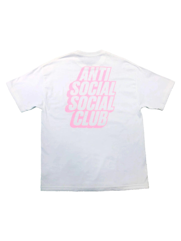 Anti Social Social Club Blocked Tee Pink/White XL Anti Social Social Club