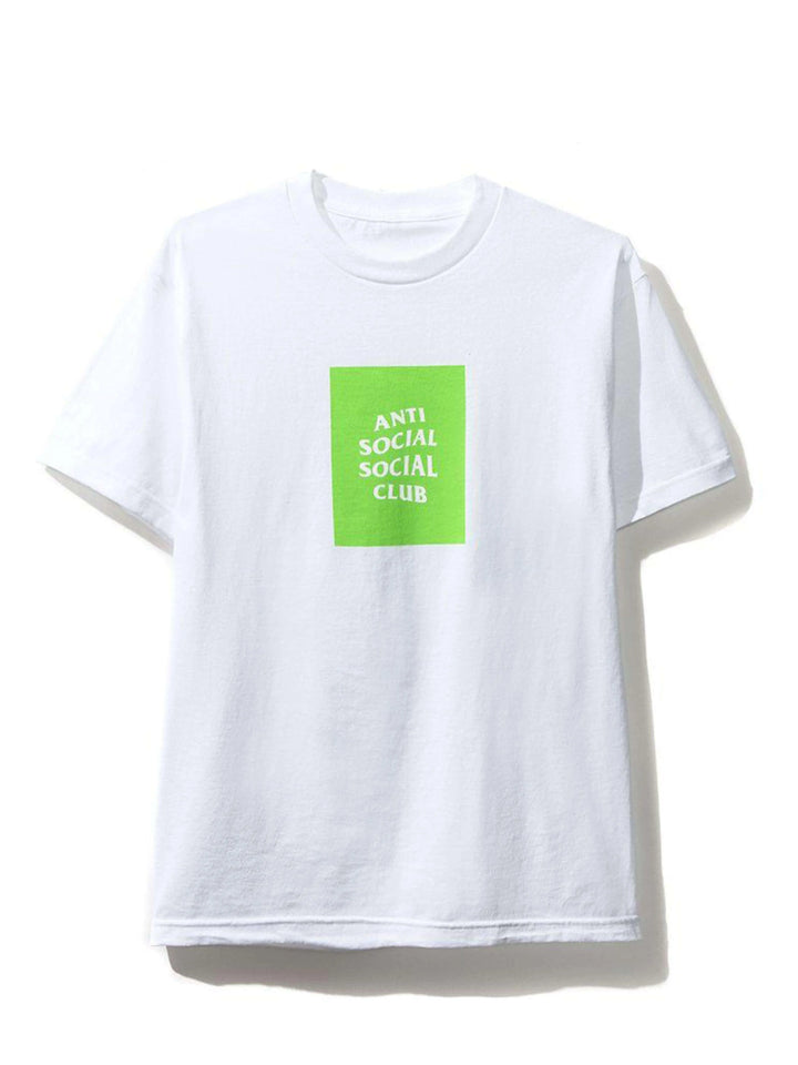 Anti Social Social Club Box Logo Tee Green Anti Social Social Club