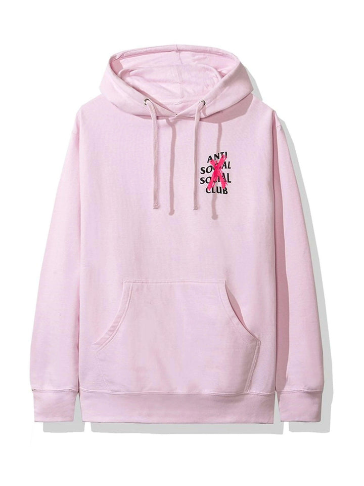 Anti Social Social Club Cancelled Hoodie Pink Prior