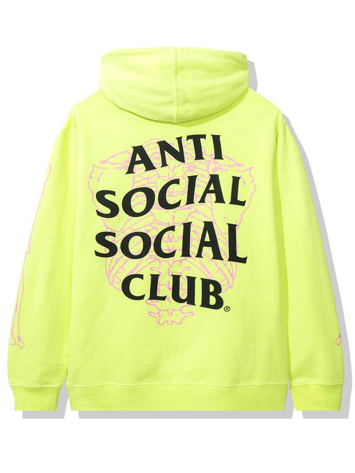 Anti Social Social Club Car Underwater Hoodie Neon Green Anti Social Social Club