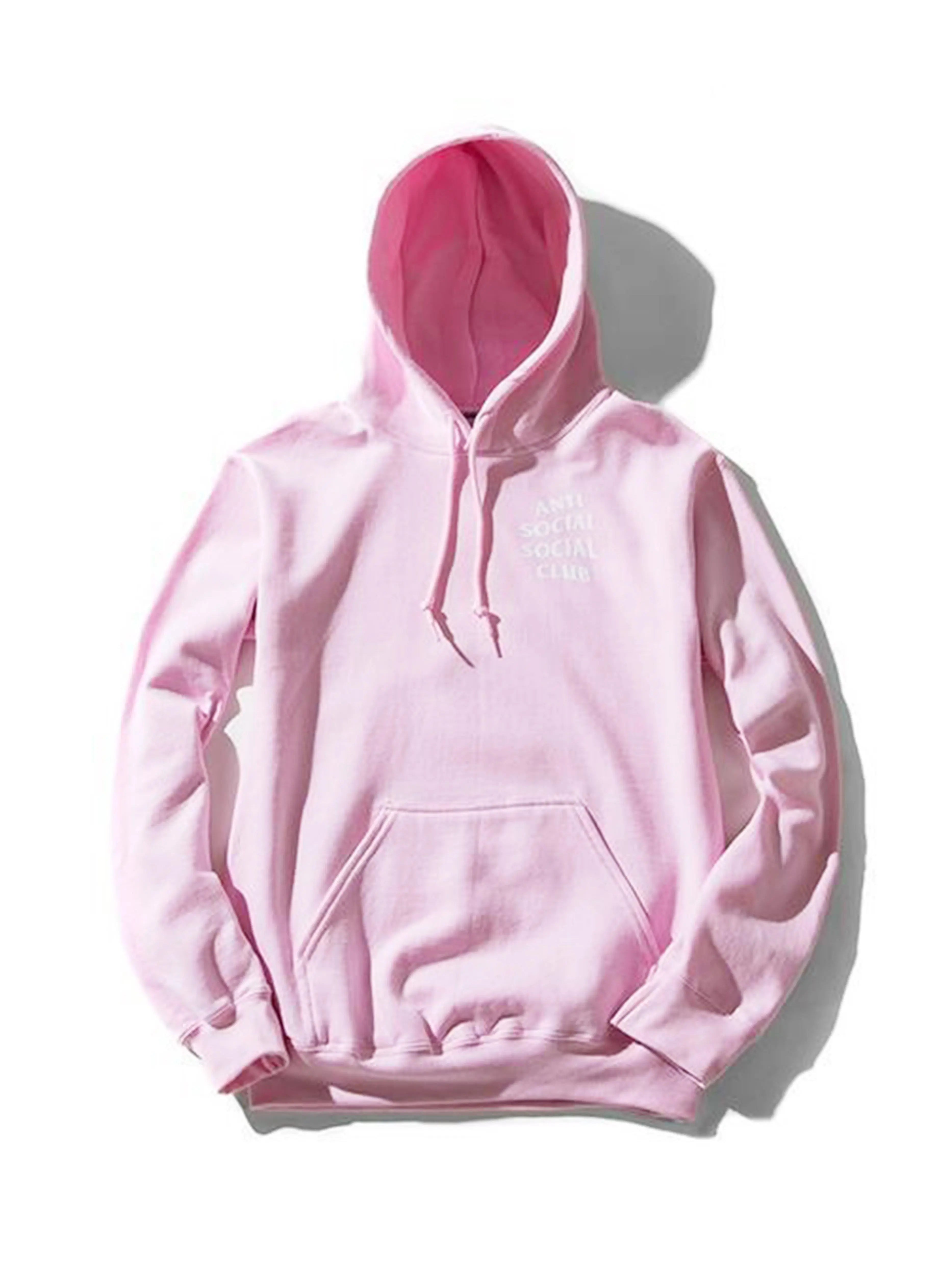 Anti Social Social Club Kkoch Hoodie Pink Streetwear Auckland New Prior