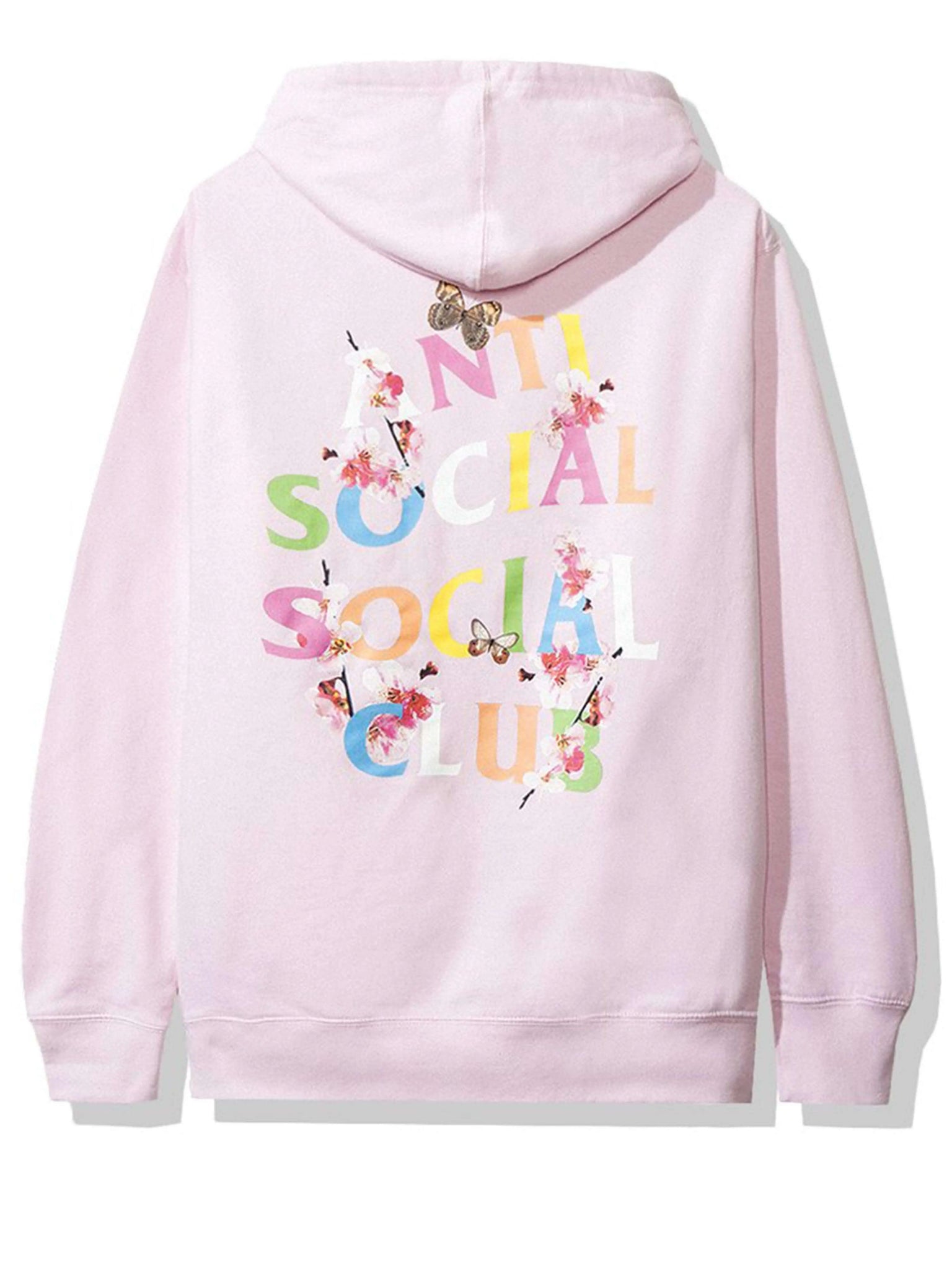 Anti Social Social Club Kkoch Rainbow Hoodie Frantic Pink Anti Social Social Club