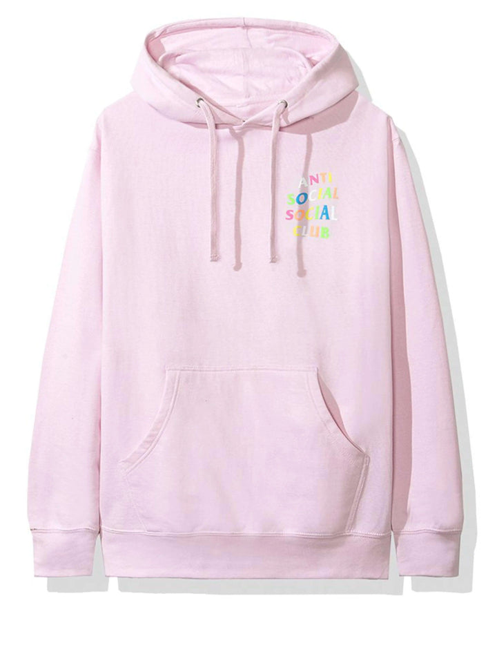 Anti Social Social Club Kkoch Rainbow Hoodie Frantic Pink Anti Social Social Club