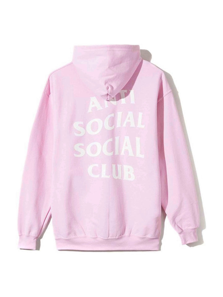 Anti Social Social Club Logo Hoodie Pink M Anti Social Social Club