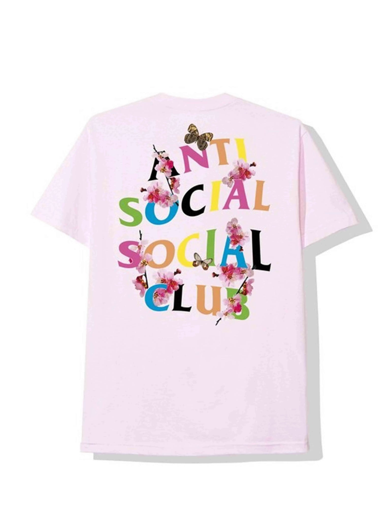 Anti Social Social Club Rainbow Kkoch Tee Pink Anti Social Social Club