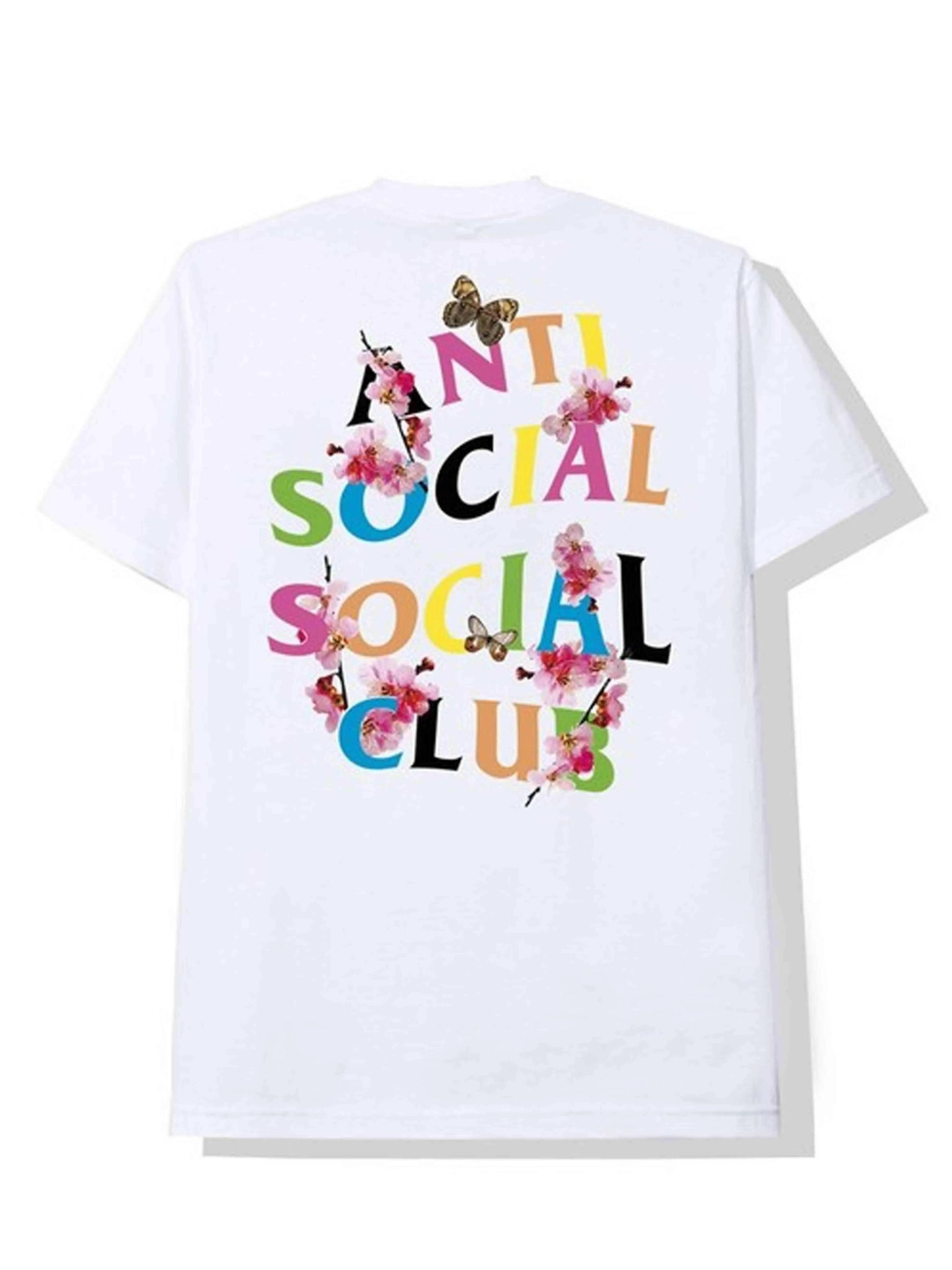 Anti Social Social Club Rainbow Kkoch Tee White Anti Social Social Club